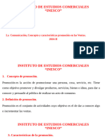 Comunicacion Concepto y Caracteristicas de La Promocon de Ventas