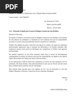 Lettre de Demande D'emploi