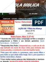 Estudo IPB - Filhos Herdeiros - Herdeiros Da Fé Revista Ebd