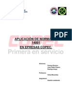 Aplicación de Norma Iso 14001