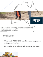 GSD PPT RIICCM202E Identify Locate & Protect Underground Services v1