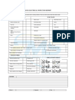 Truck Electrical Inspection Report