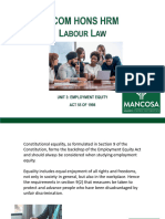 BCOM HONS HRM-Labour Law Unit 3