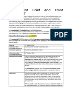 SPA WM999-15 Assignment Brief and Front Sheet PGT - Assignment 3 - Final