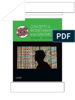 Solutions For Concepts in Bioinformatics and Genomics 1st Us Edition by Momand