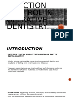 Infection Control in Operative Dentistry: By: Likitha.D and M.Madhumitha