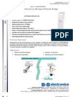 High Performance Wireless Ethernet Bridge: Features