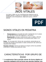 Edades Pediatricas y Signos Vitales