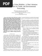 Transforming Urban Mobility: A Dual Attention Graph Model For Traffic and Environmental Forecasting