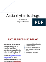 Antiarrhythmic Drugs: 402a-Group Valijonov Asrorbek