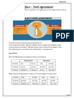 Subject - Verb Agreement