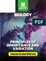 Principles of Inheritance Variation - Short Notes