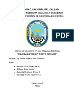 Informe de Laboratorio #4 de Máquinas Eléctricas