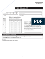 Optometry Sample Test 3