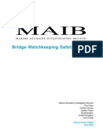 Bridge Watch Keeping Safety Study