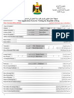 Visa Application Form Iraq