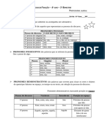 Atividades Complementares 6 Ano