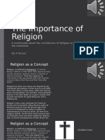 Religion Multimodal Assessment (2023)