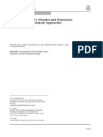 Generalised Anxiety Disorder and Depression: Contemporary Treatment Approaches