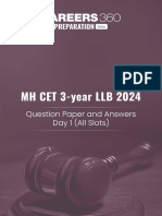 MH - CET Analysis and Question Paper