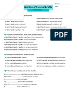 Pe6eme Exercices 6ème Homophones Quel Quelle Quels Quelles Quelle