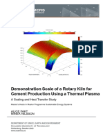 Thermal Plasma in A Demo Cement Rotary Kiln