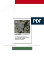 Computational Methods For Fracture in Porous Media: Isogeometric and Extended Finite Element Methods 1st Edition Renã© de Borst