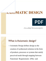 Axiomatic Design - ANUDEEP