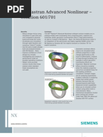 NX Nastran Advanced Nonlinear - Solution 601/701: Benefits