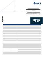 RFI VHF Receiver Multicoupler, RX1317-3408-31 Specifications