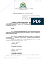 Instrução Normativa N. 7 - Dispõe Sobre A Lista de Documentos e Modelos de Requerimentos