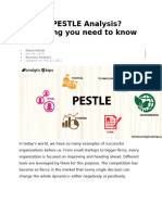 What Is PESTLE Analysis