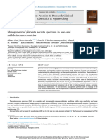 Management of Placenta Accreta Spectrum in Low - and Middle-Income Countries