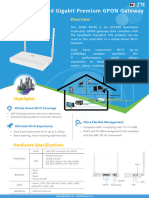 Ont f670l Gpon 4ge+wifi Dual Band Zte ZXHN f670l - Datasheet