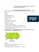 RD Sharma Solutions For Class 8 Chapter 20 Mensuration