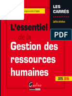 Lessentiel de La Gestion Des Ressources Humaines