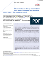 Academic Emergency Medicine - 2023 - Mitchell - Systematic Review What Is The Impact of Triage Implementation On Clinical