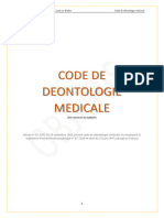 Code de Déontologie Médicale PDF