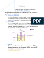 Extraction of Zinc