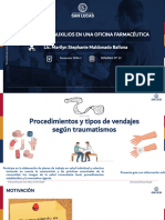 Procedimientos y Tipos de Vendajes Según Traumatismos