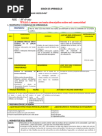 COM 1 - Leemos Texto Descriptivo