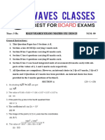 Answer Key 24-25 Class 9 Half Yearly - Maths