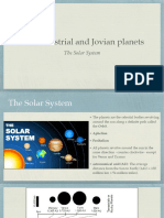 The Terrestrial and Jovian Planet