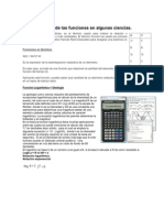 Aplicación de Las Funciones en Algunas Ciencias