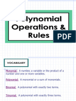 Introduction To Polynomials