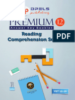 12 Reading Comprehension Set Key Deniz Pınar Premium