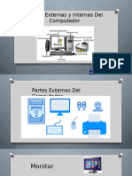 Partes Externas y Internas Del Computador