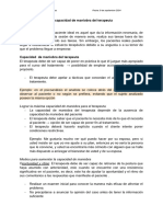 La Capacidad de Maniobra Del Terapeuta