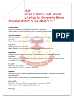 ICEP CSS Institute - Most Repeated Pair of Words (CSS-PMS Pair of Words Made Easy by ICEP CSS Institute)