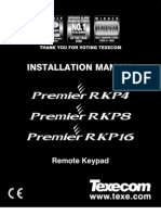 RKP4, RKP8 & RKP16 Keypads Installation Manual